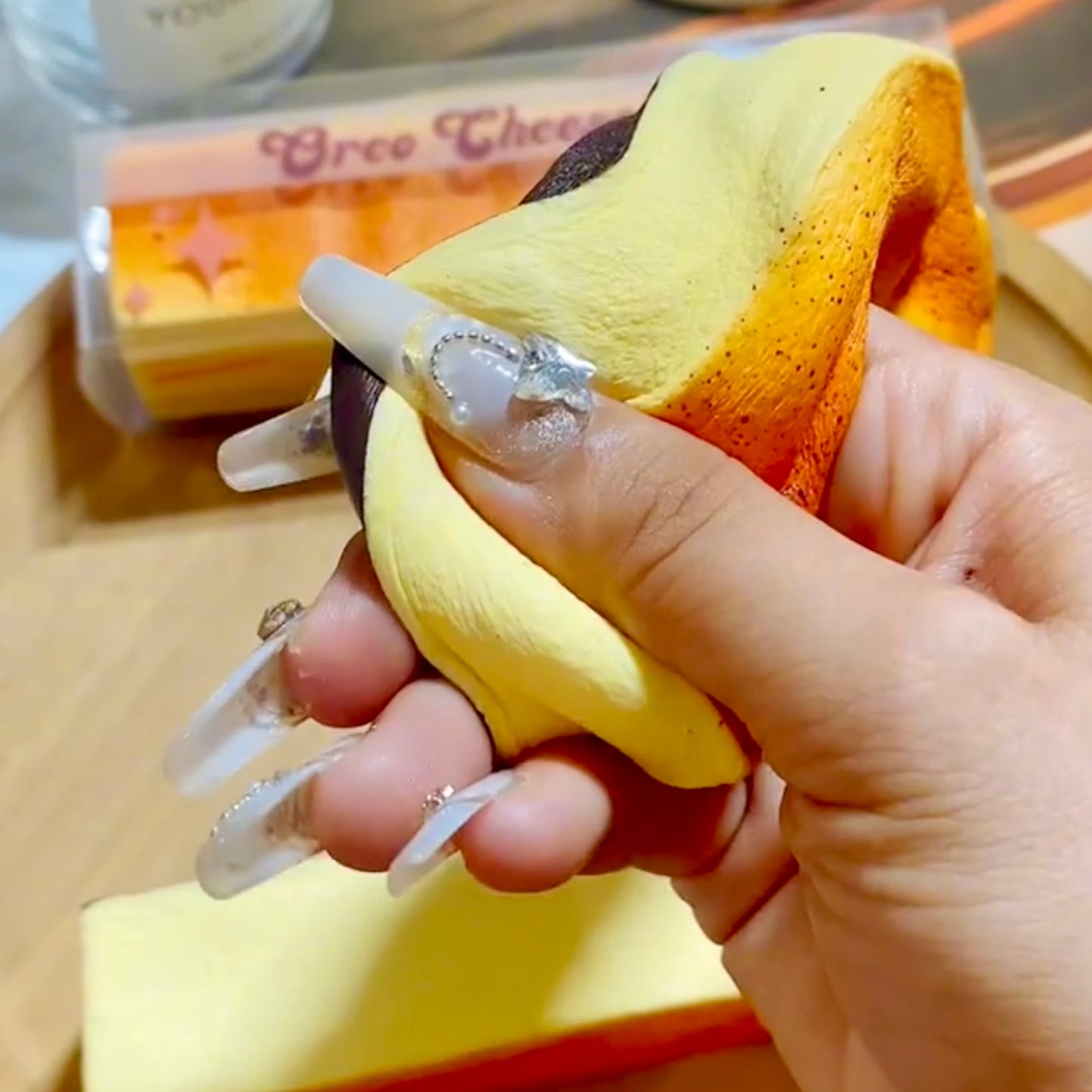 Rich Cheese Stick Slow Rising Squishy Toy - Charming Cheese