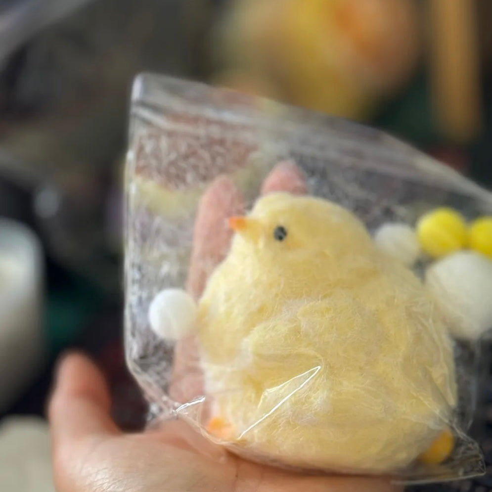 Yellow chick stress relief taba squishy toy - Charming Cheese