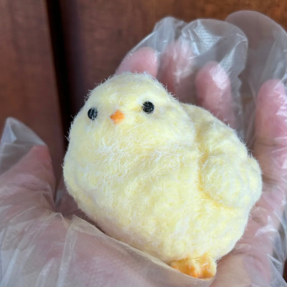 Yellow chick stress relief taba squishy toy - Charming Cheese