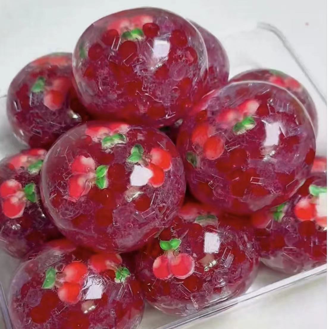 Gel Ice Stick Black Cherry Stress Ball Fidget Toy