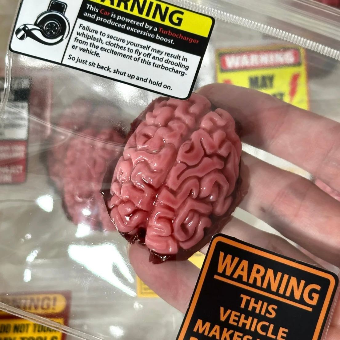 Fake Heart Brain Pumpkin Taba Squishy Toy