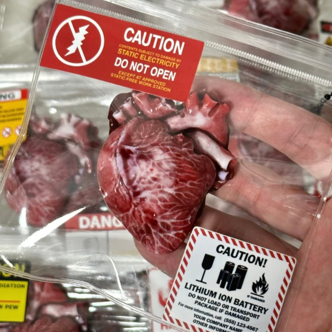 Fake Heart Brain Pumpkin Taba Squishy Toy