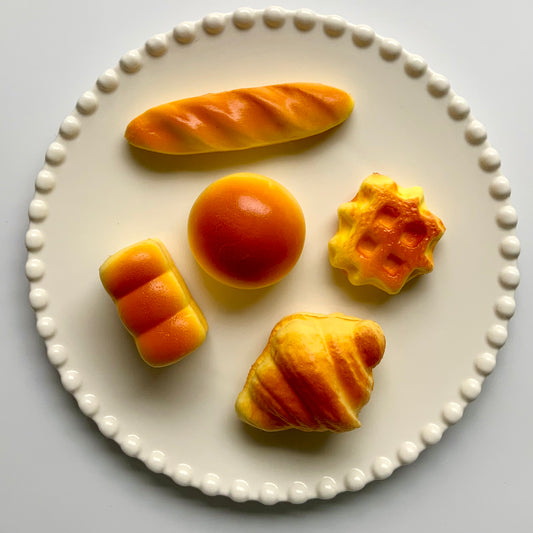 Mini simulated bread/piglet bun/baguette/waffle/croissant slow rising squishy - Charming Cheese