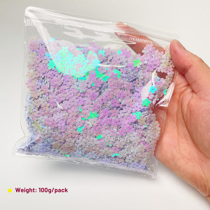 Small Flower Sequins Craft Handmade Stress Ball Filling Materials (100g)
