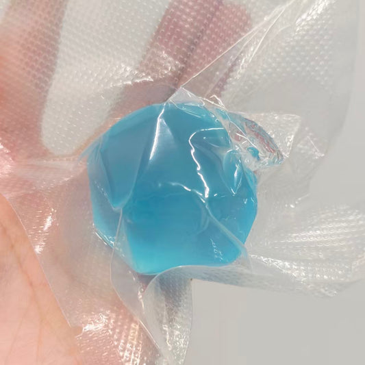 Mini Colorful Pink Blue Green Purple Coconut Oil Malleable Handmade Stress Ball