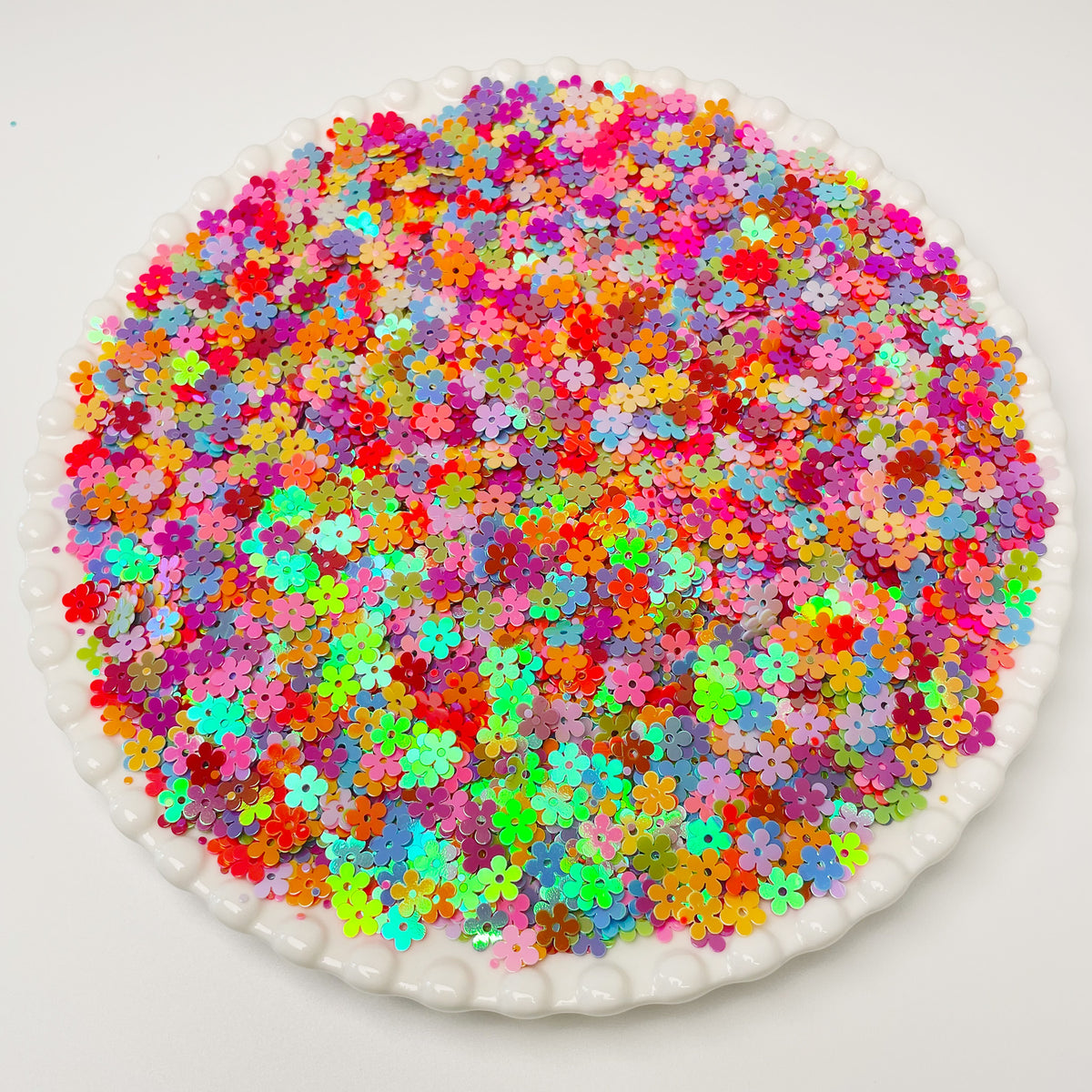 Small Flower Sequins Craft Handmade Stress Ball Filling Materials (100g)