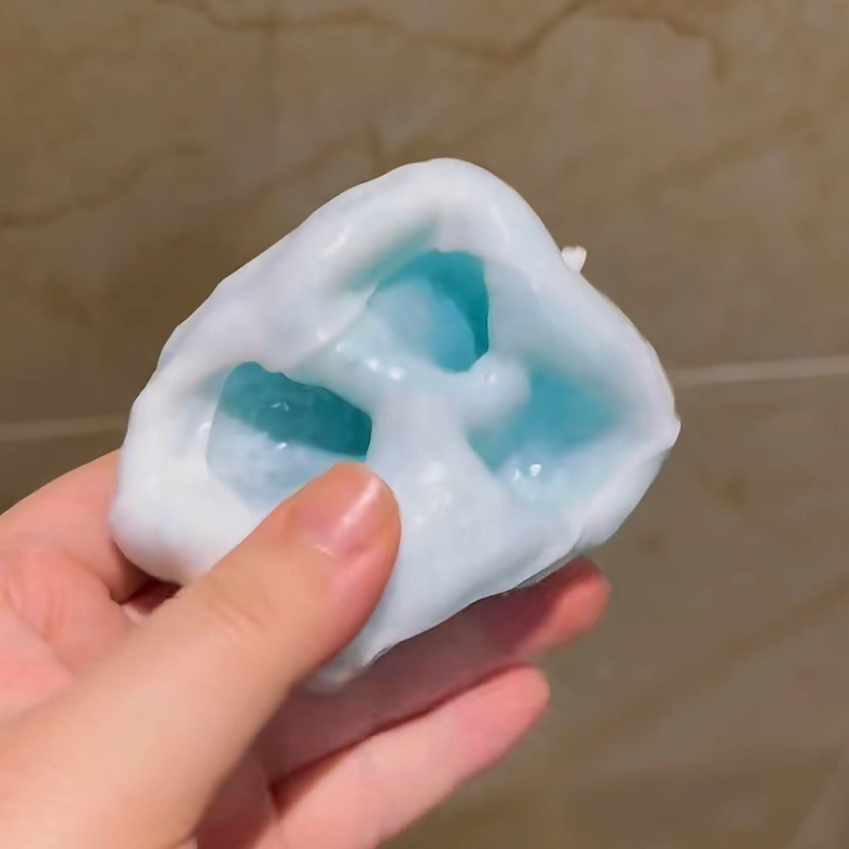 Crab Roe Pearl Tofu Stress-relieving Ball Fidget Toy - Charming Cheese