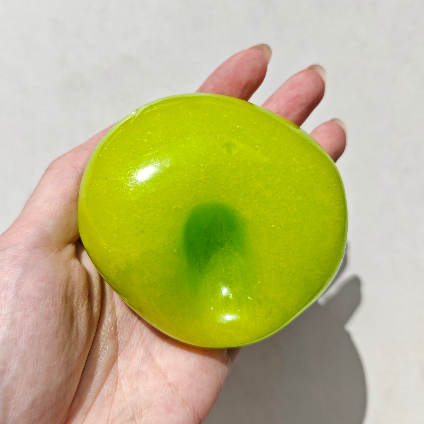 Green Grape Juice Crunchy Ice Slush Stress Ball Toy