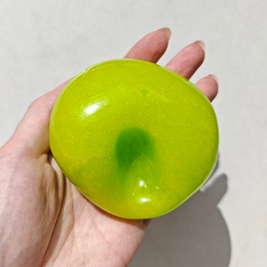 Green Grape Juice Crunchy Ice Slush Stress Ball Toy