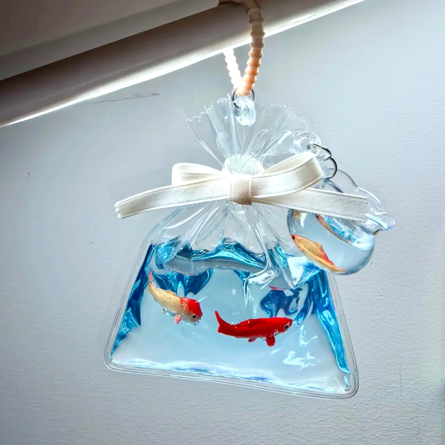Summer Goldfish Bag Charm Taba Squishy Toy Pendant