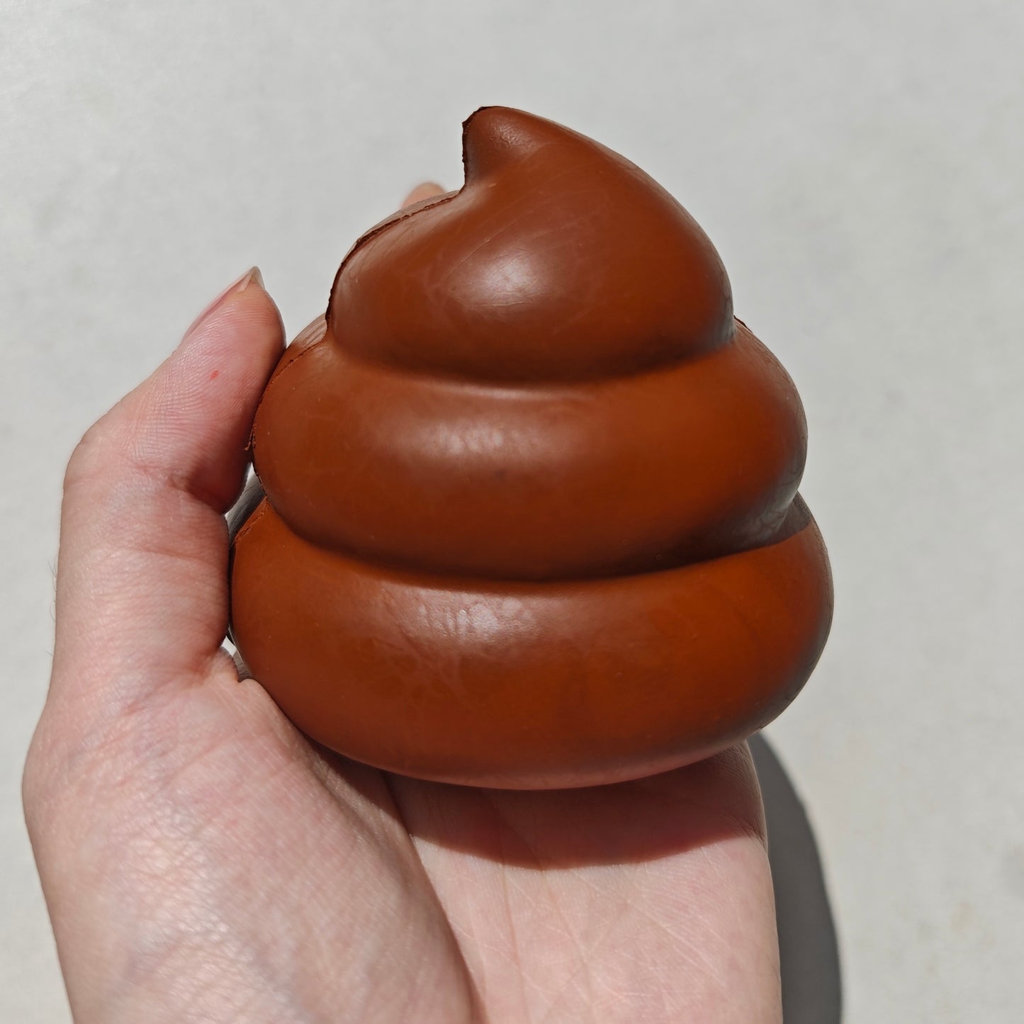 Cute Gold & Chocolate Poop Stress Relief Slow-rising Squishy