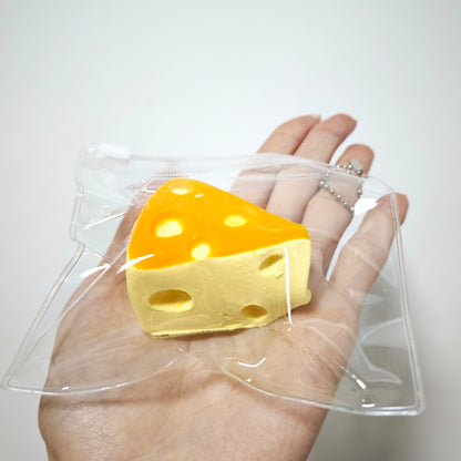 Triangle Cheese Cube Taba Squishy Toy (40g) - Charming Cheese