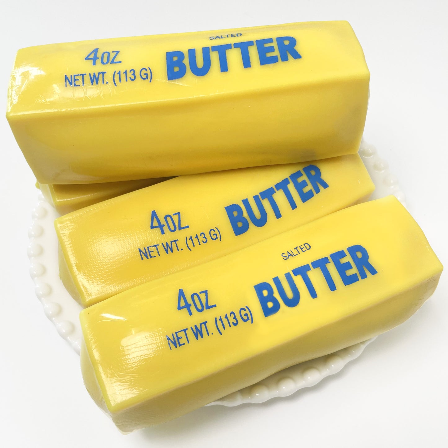 [NEW!] Crunchy Yellow Butter Stick Stress Ball Fidget Toy