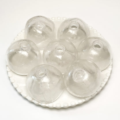 Ultra-thin Clear Stress Ball Skin Pack of 10 with Stopper (6cm)