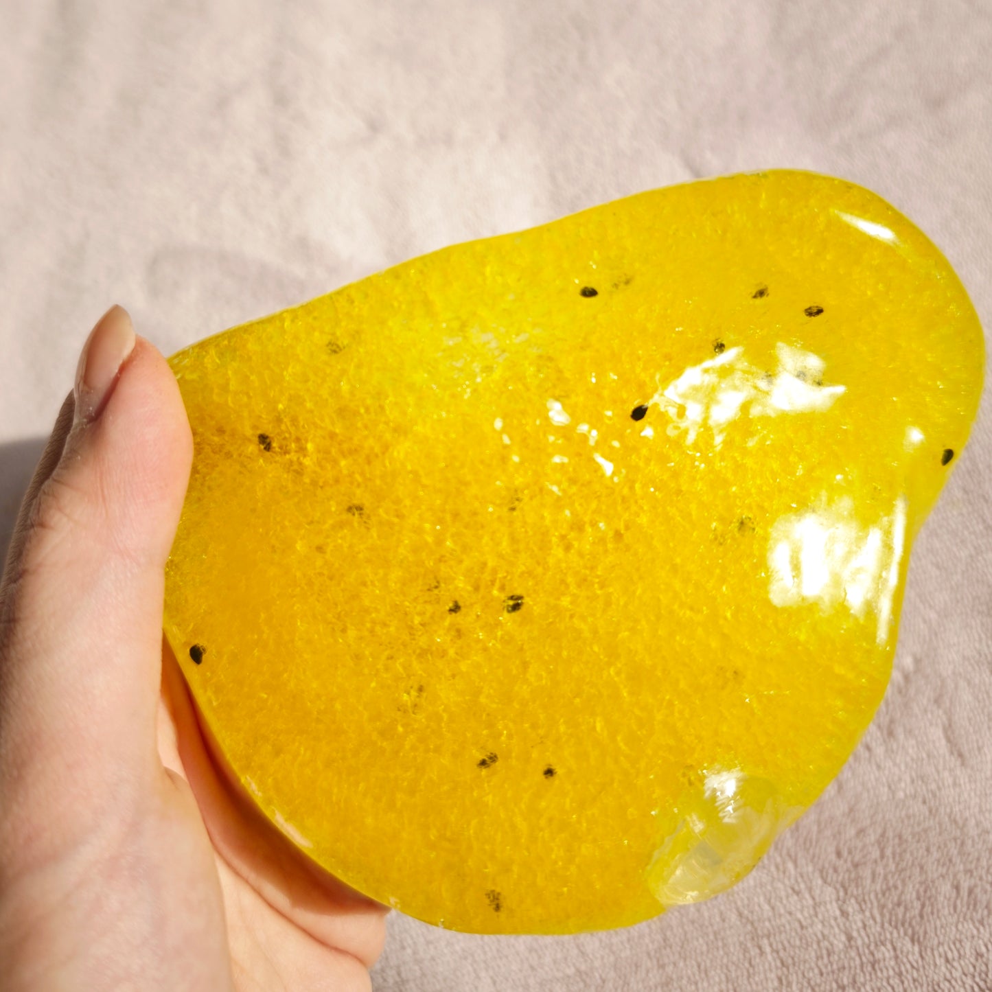 Peach & Passion Fruit Thin-skin Vaseline Ice Slush Stress Ball Toy - Charming Cheese