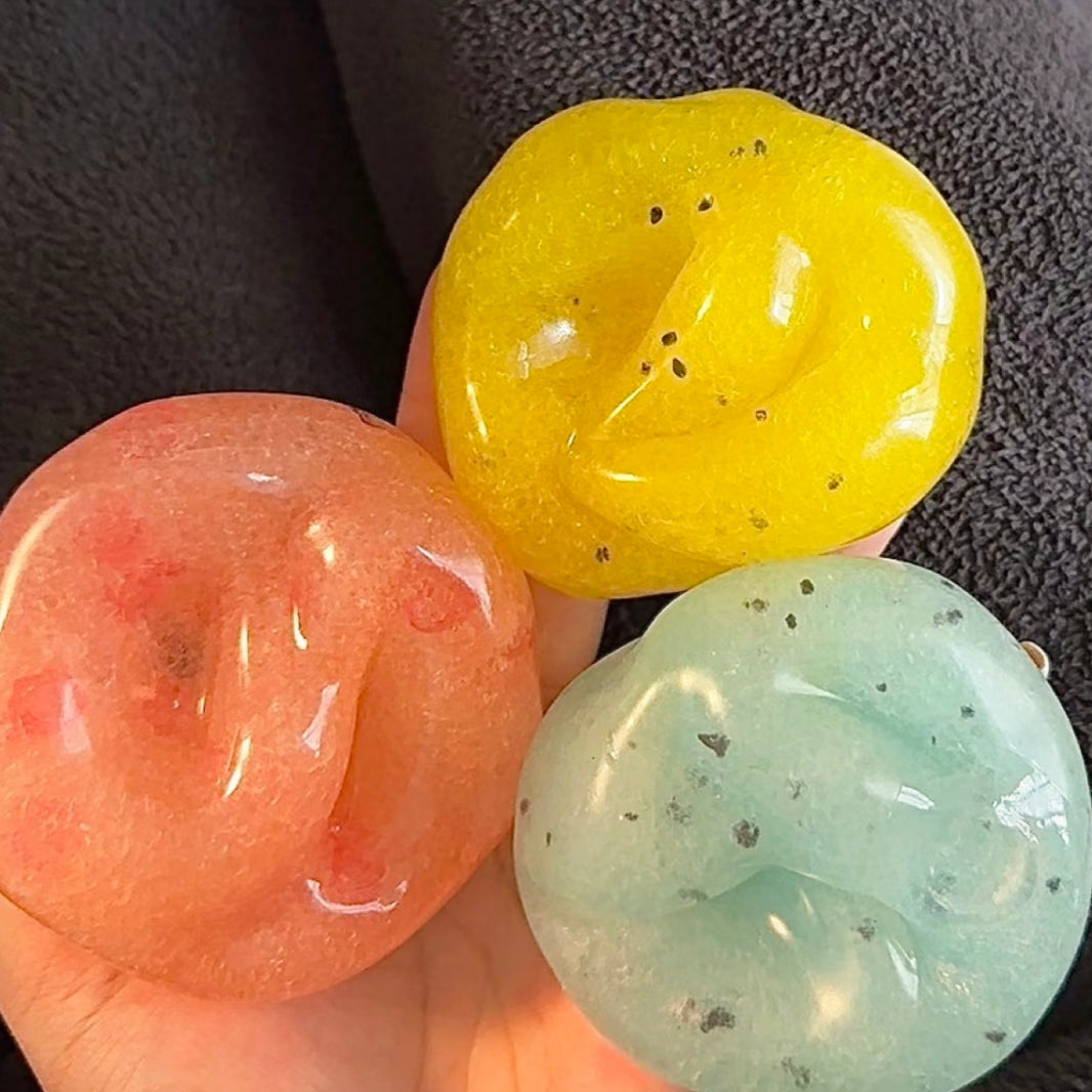 Peach & Passion Fruit & Sea Salt Thin-skin Vaseline Ice Slush Stress Ball Toy - Charming Cheese