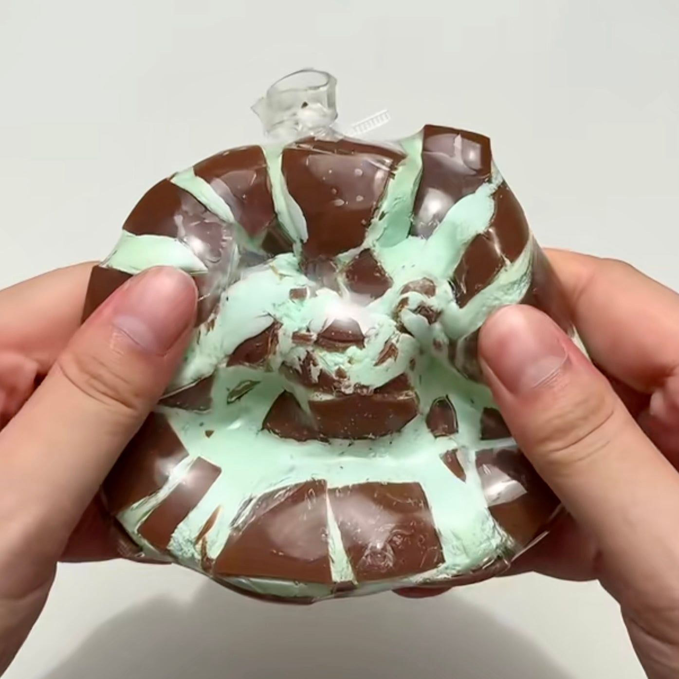 Wax Crispy Shell Mint Chocolate Stress Relief Handmade Ball - Charming Cheese