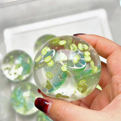 Malt Sugar Texture Lemon Mojito Stress Ball Toy - Charming Cheese