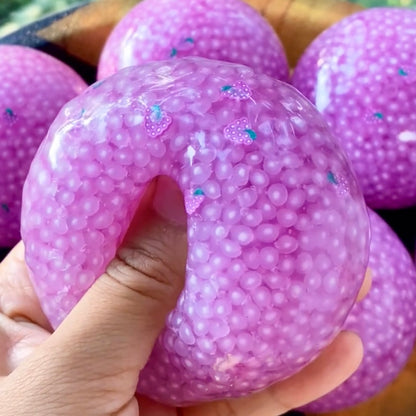 Jelly Rice-filled Grape Stress Ball Toy (6cm ball skin)