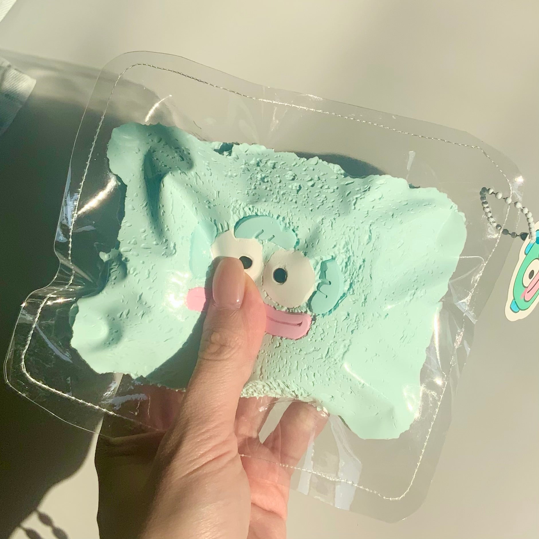 Hangyodon Blue Ugly Fish Toast Clay-like Texture Taba Squishy Toy (180g) - Charming Cheese