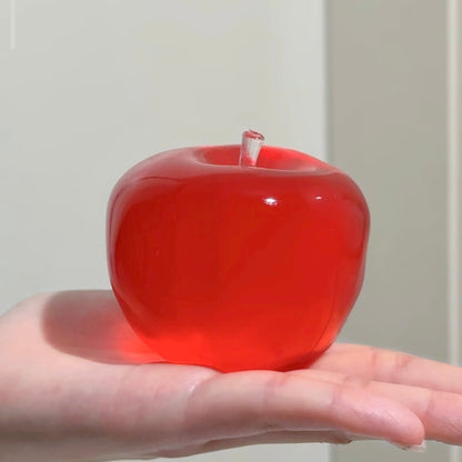 Formable Crystal Red /Green /Blue Creamy Texture Big Apple 🍎 Vaseline Stress Ball (7.5cm) - Charming Cheese