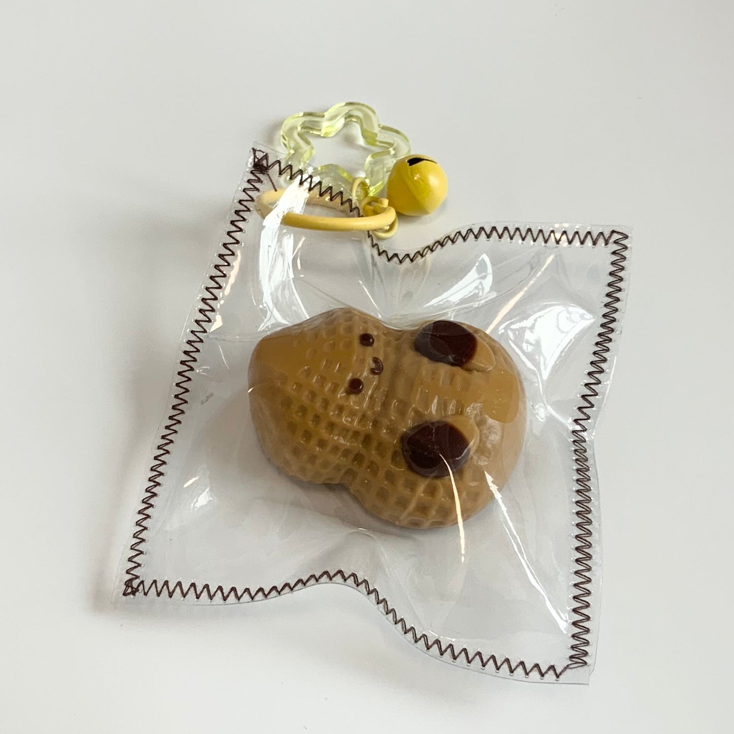 Clay-like Texture JC Peanut Taba Squishy Toy Pendant