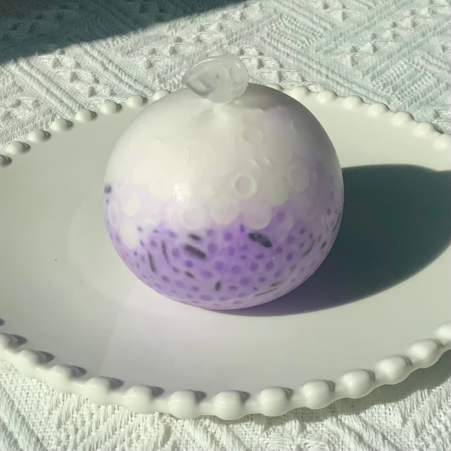 Handmade Taro paste purple rice cream stress ball toy