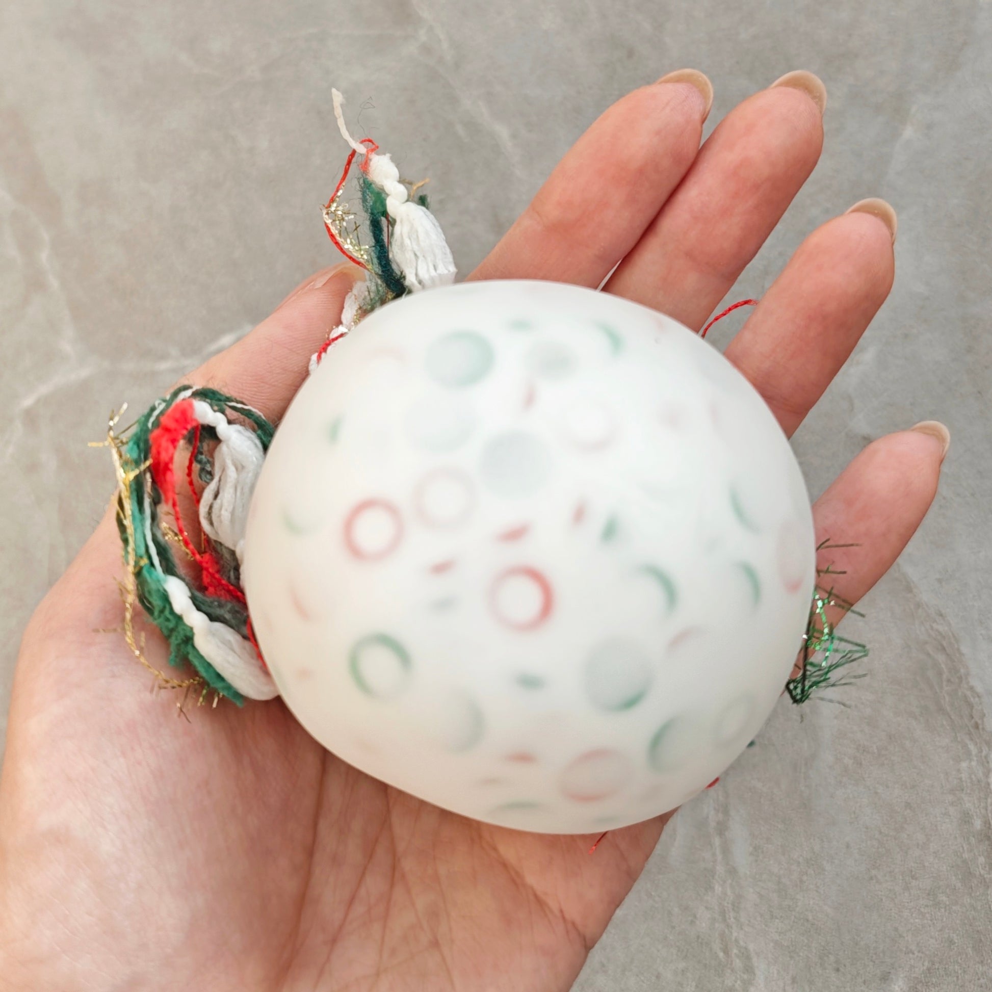 Soft Christmas Tree / Red Apple Stress Ball Toy (6cm ball skin) - Charming Cheese