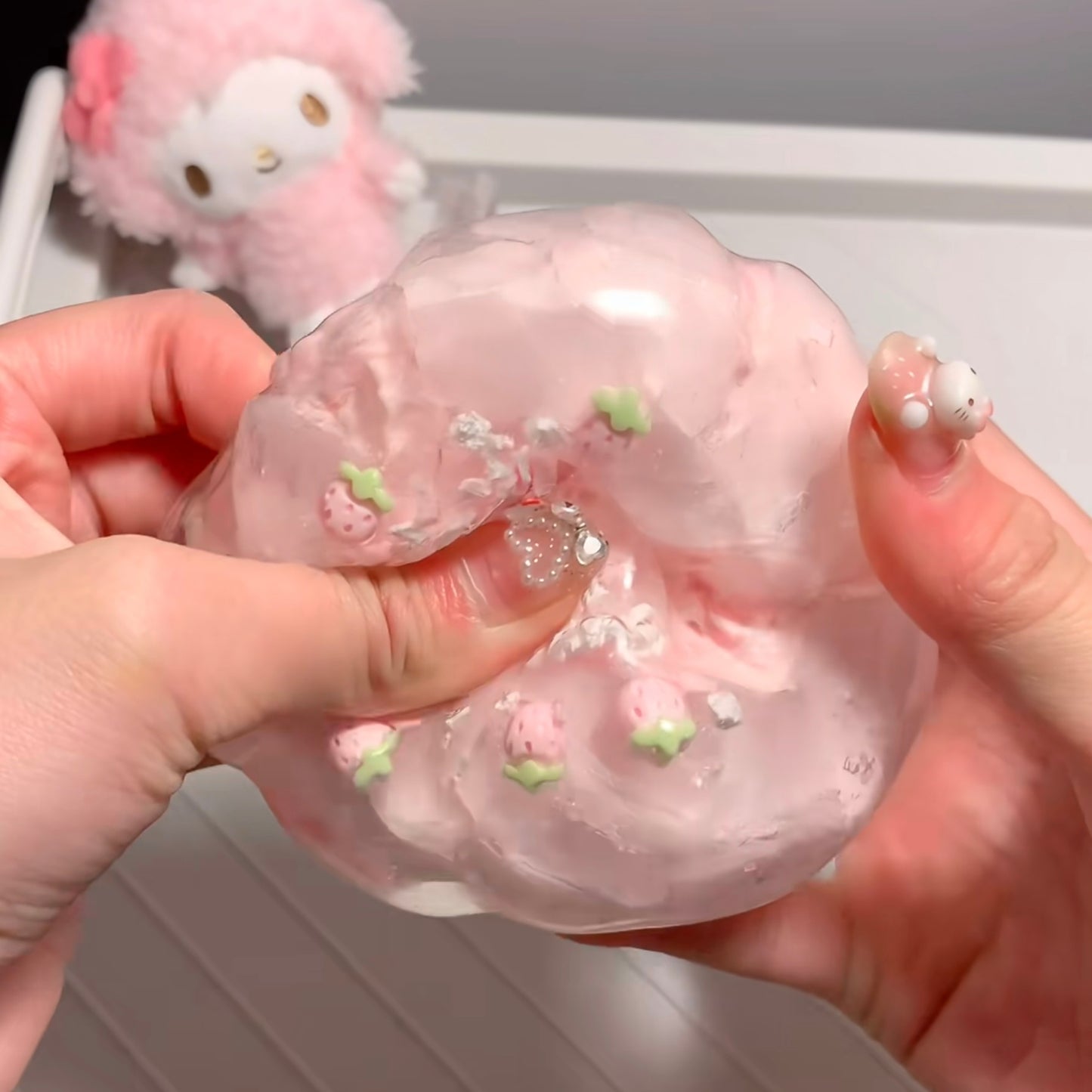 [PRESALE] Wax Crispy Shell Berry Yogurt Stress Relief Handmade Ball - Charming Cheese