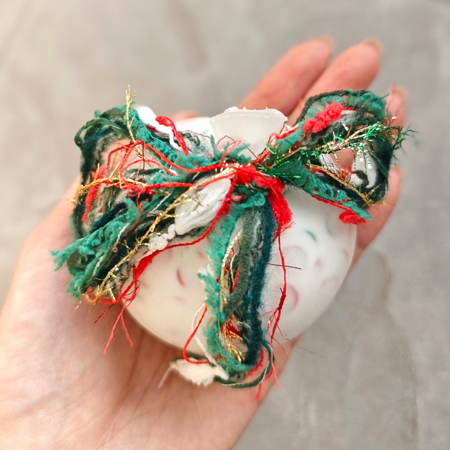 Soft Christmas Tree / Red Apple Stress Ball Toy (6cm ball skin) - Charming Cheese