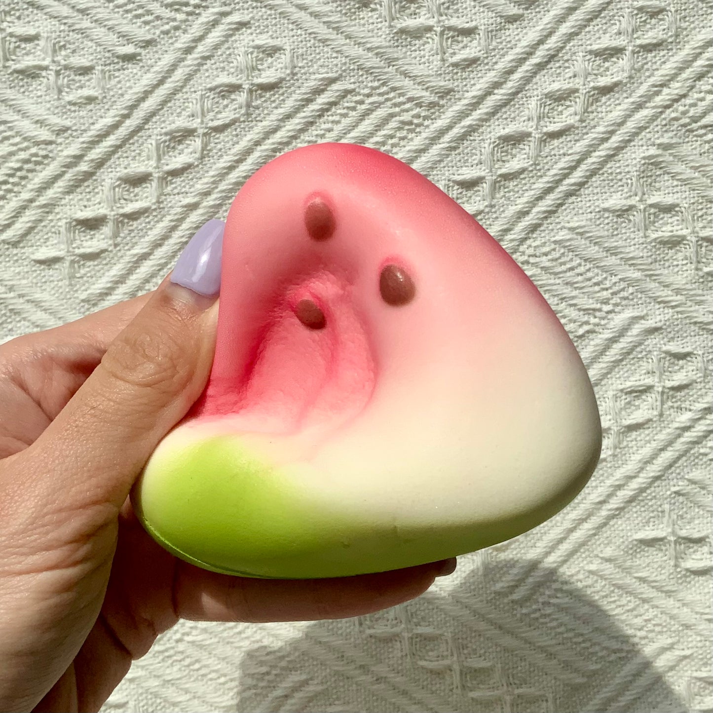 Summer triangular watermelon slice slow rising squishy toy