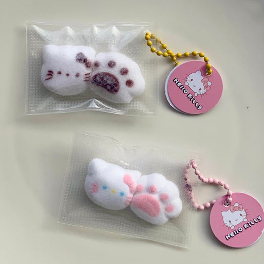 Hello Kitty Cat & Cat Paw Set Taba Squishy Toy