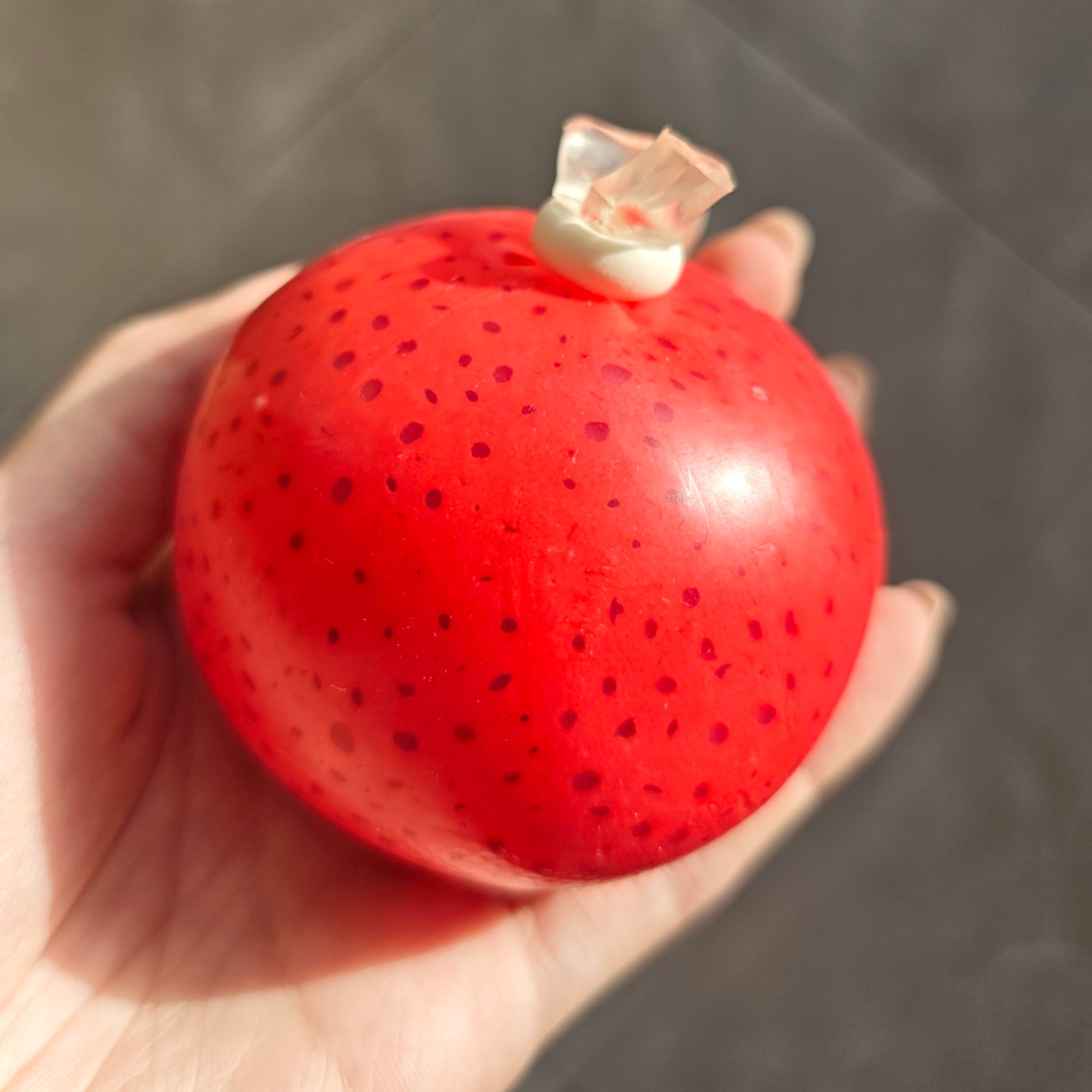 Soft Christmas Tree / Red Apple Stress Ball Toy (6cm ball skin) - Charming Cheese