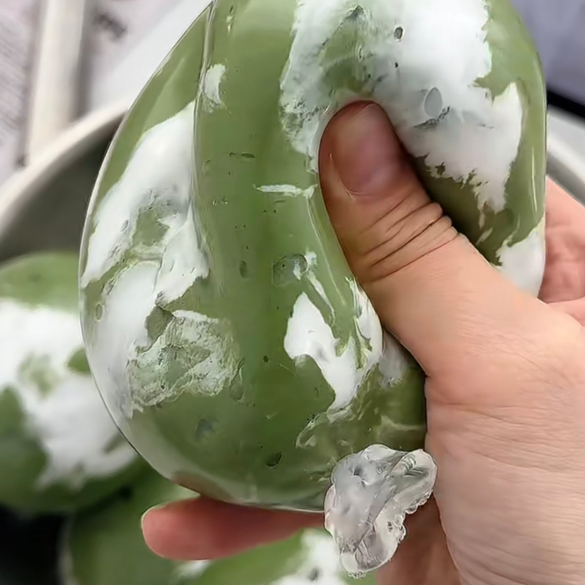 Crispy Milk Chocolate Stress Ball Zip-tie Fidget Toy - Charming Cheese