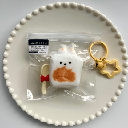 Square piggy/ bunny marshmallow taba squishy toy