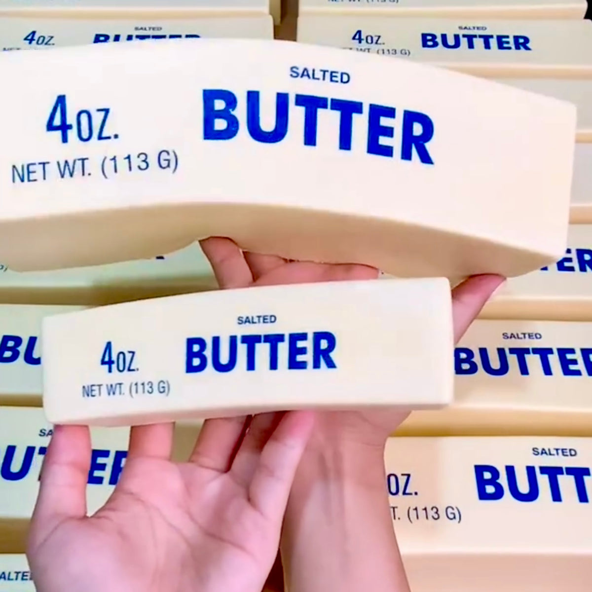 Super Soft Salted Butter Stick Slow-rising Squishy Toy 🧈 – Charming Cheese