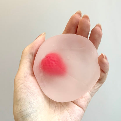 Strawberry Mochi Ball Ultra-Thin Skin Moldable Petroleum Jelly