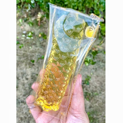 Super Soft Transparent Golden Honeycomb Taba Squishy Toy