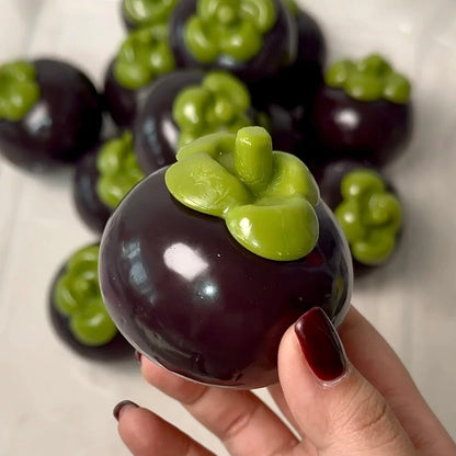 Crunchy Chubby Mangosteen Stress Ball Fidget Toy