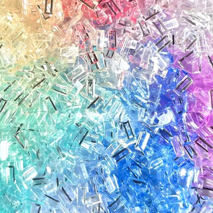 Mini Transparent Colored Ice Stick Craft Handmade Stress Ball Materials (200g)