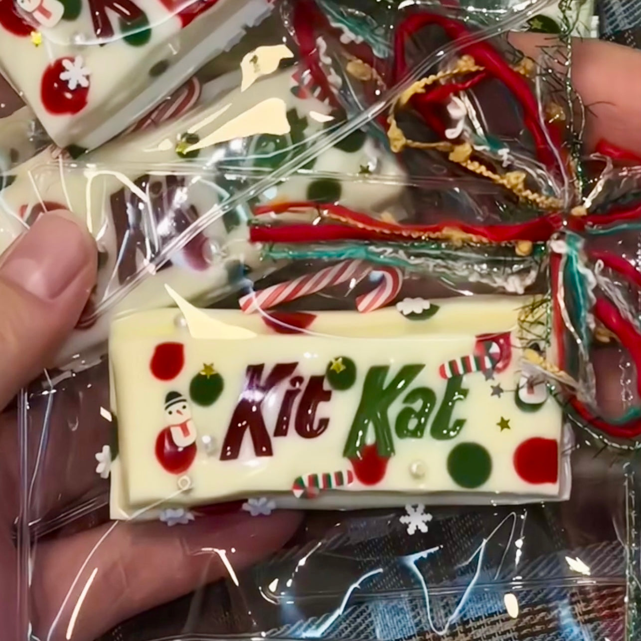 Christmas KitKat Chocolate Bar Taba Squishy