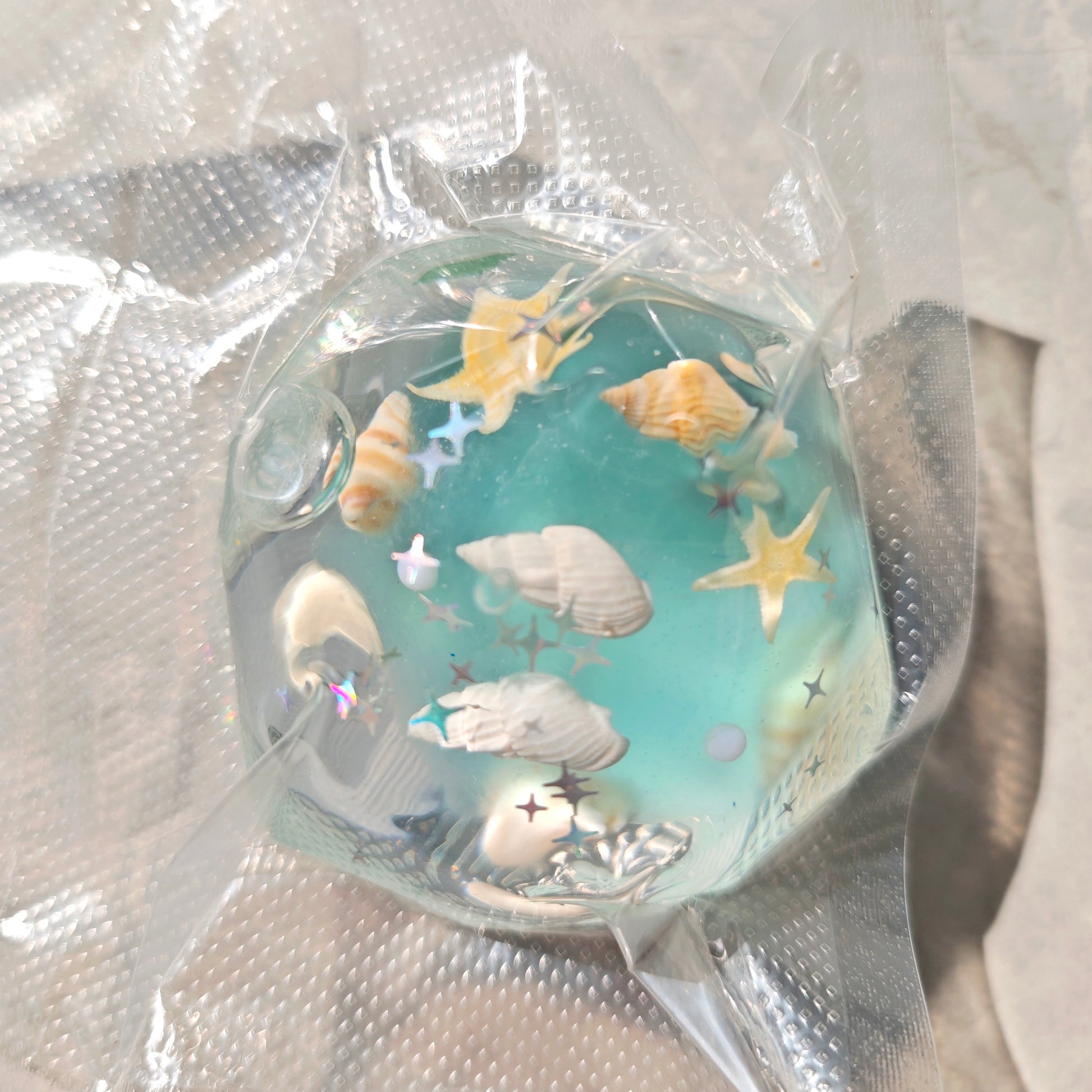 Morning Beach Coconut Oil Stress Ball Toy (6cm ball skin) - Charming Cheese