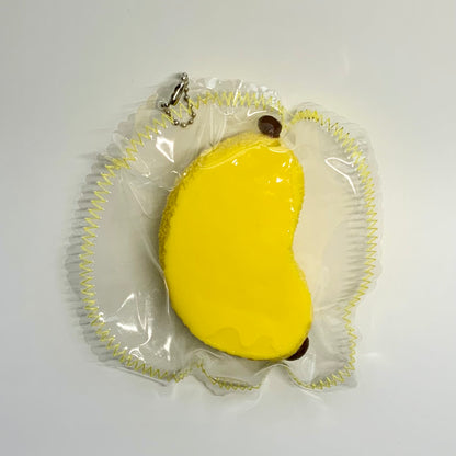Stitched-edge cute banana taba squishy toy