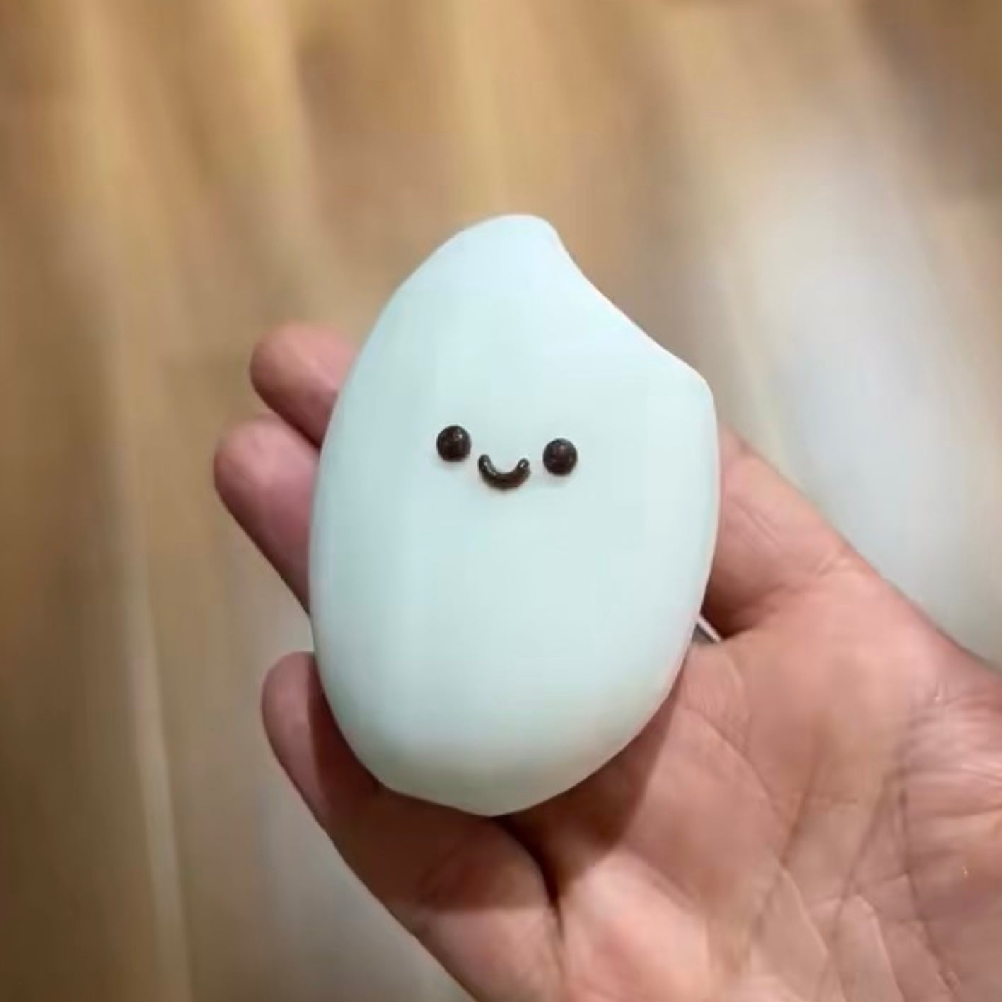 Flocked a grain of rice taba squishy toy – Charming Cheese