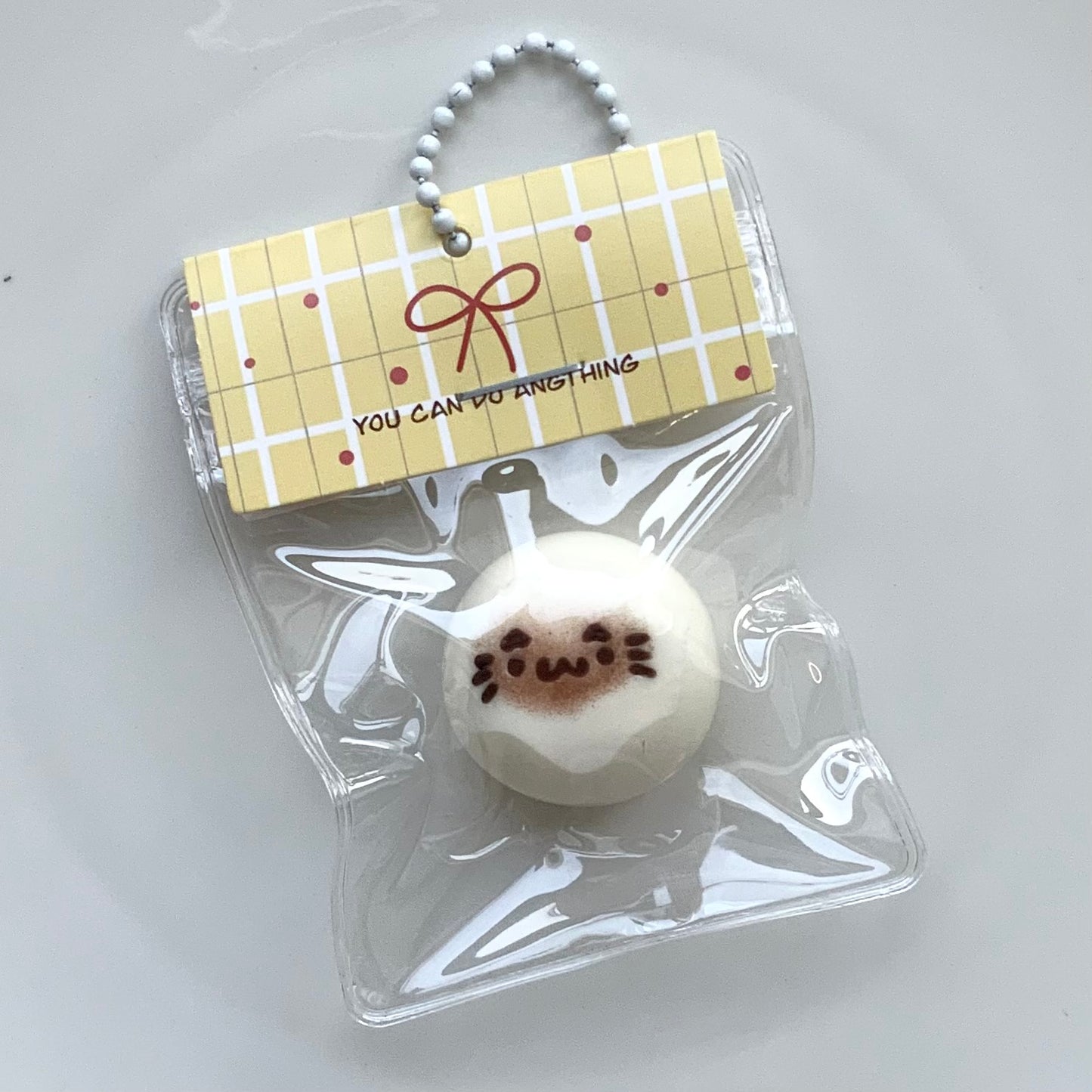 Soft Little Siamese Cat Dumpling Taba Squishy Toy Pendant