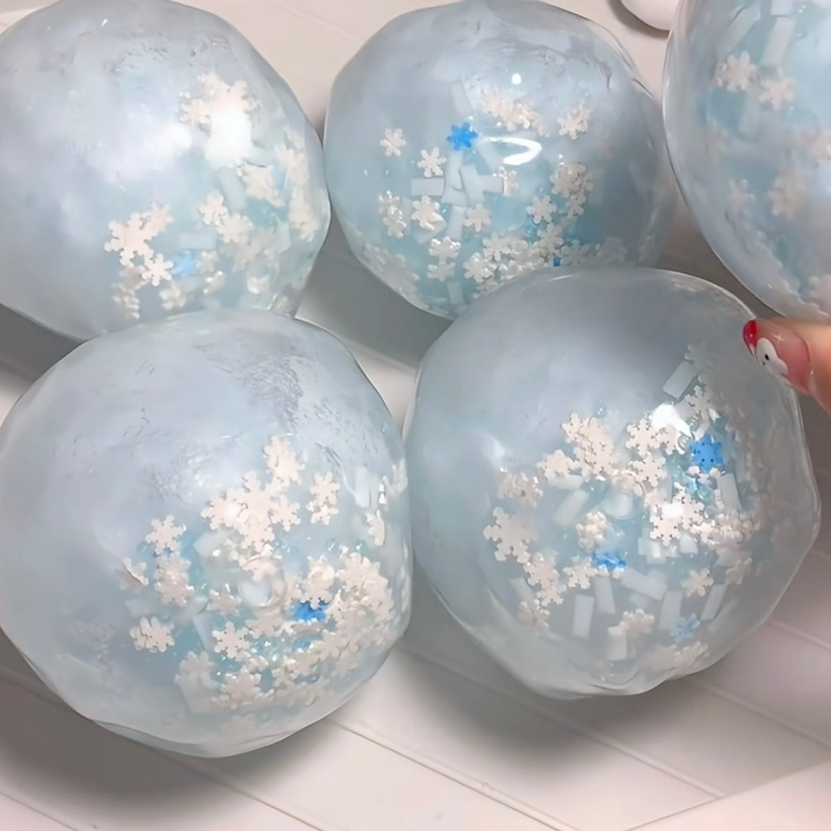 [PRESALE] Wax Crispy Shell Snow Island Stress Relief Handmade Ball - Charming Cheese