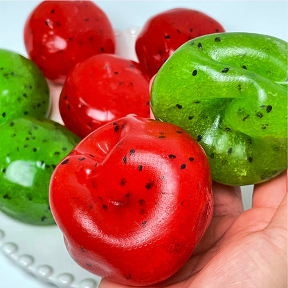 Vibrant Kiwi / Passionate Watermelon Smoothie Slush Stress Ball Toy (5cm ball skin)