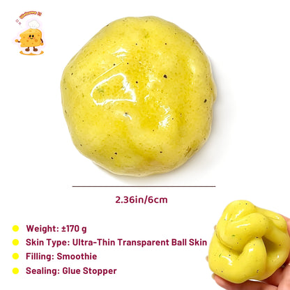 Black Pepper Slush Mashed Potato Ultra-thin Skin Stress Ball Toy