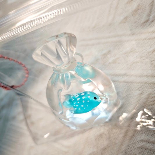 Transparent Goldfish Bag Taba Squishy Toy