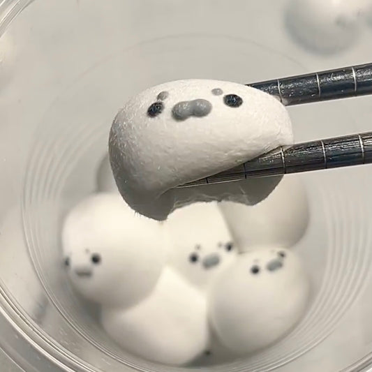 Creamy Soft Seal Puff Taba Squishy Toy